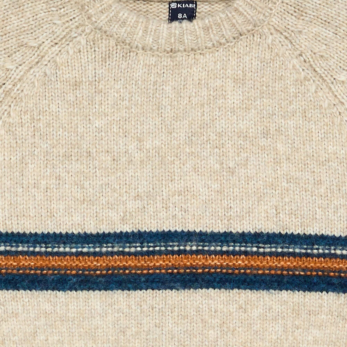 Knit Crew Neck Sweater BEIGE