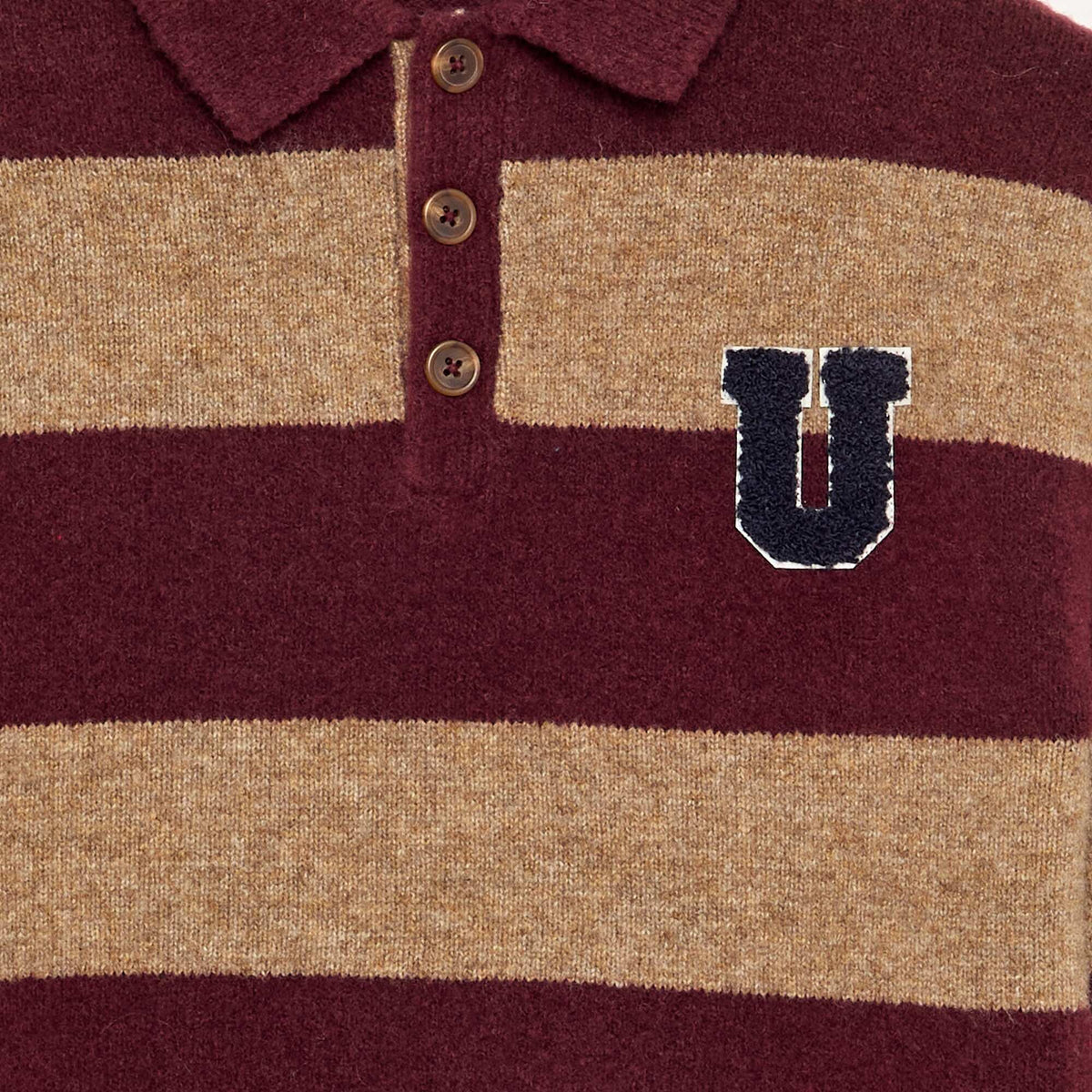 Polo sweater RED