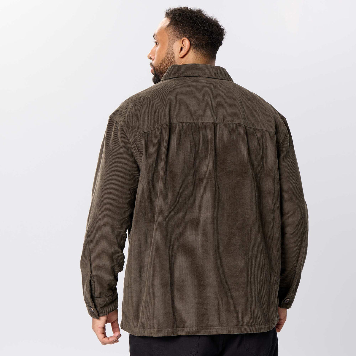 Corduroy Overshirt KHAKI