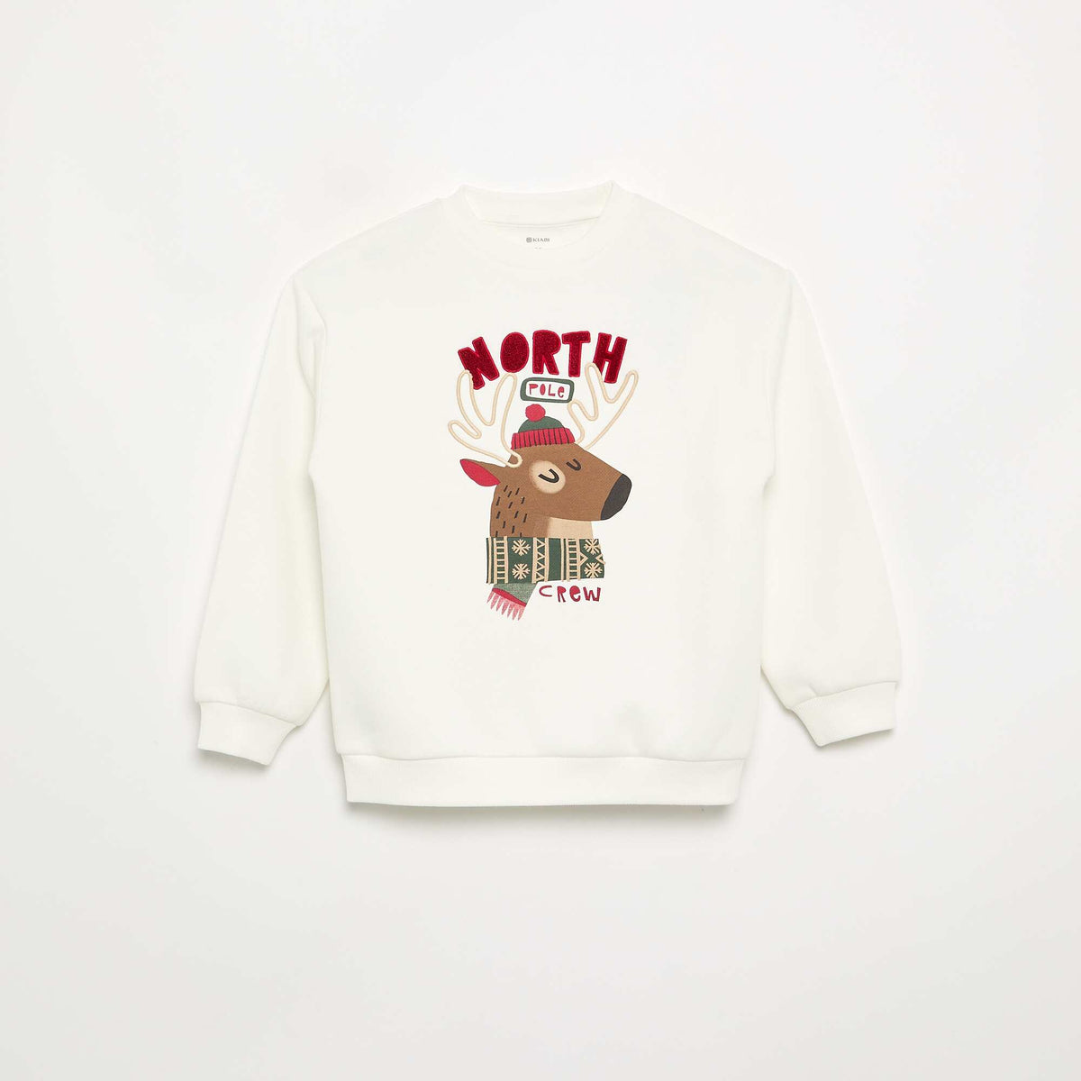 Festive Christmas Sweatshirt WHITE