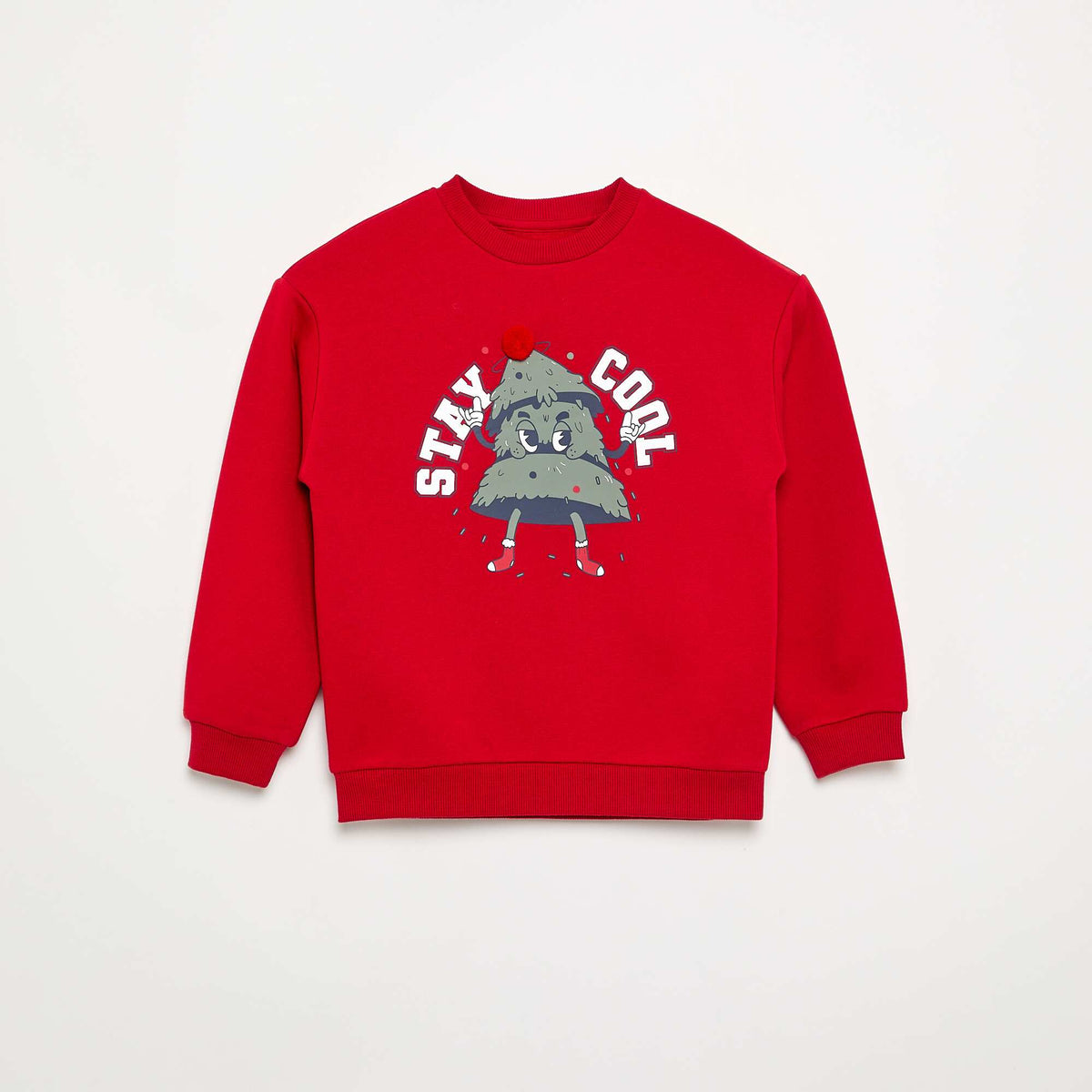 Festive Christmas Sweatshirt RED