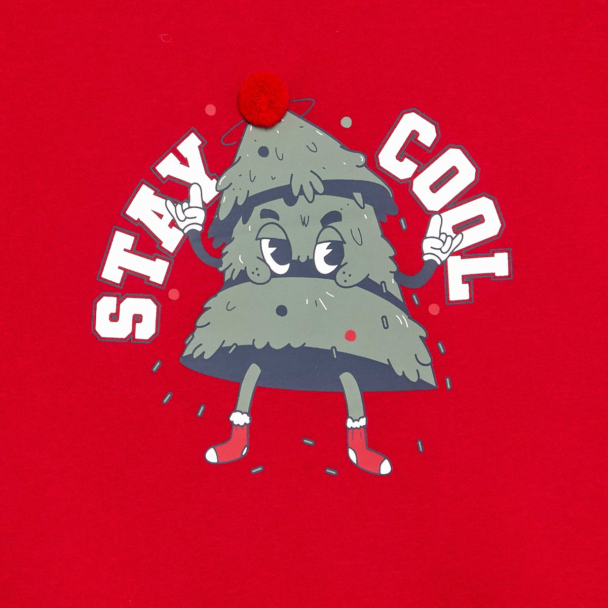 Festive Christmas Sweatshirt RED