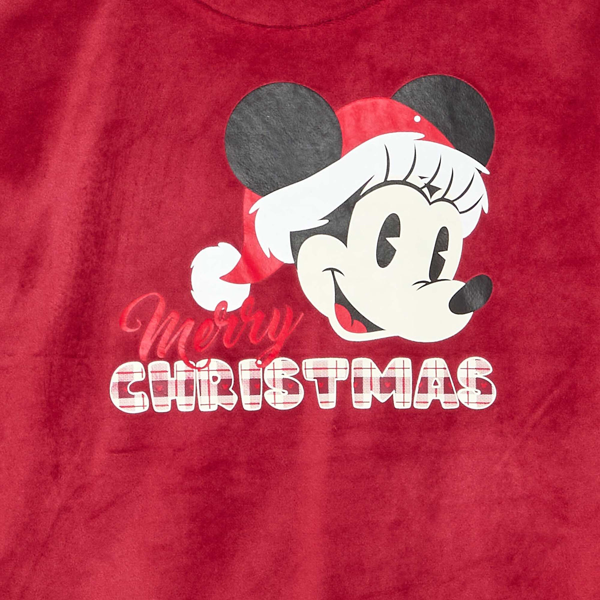 Disney 'Frozen' velvet pyjama set RED
