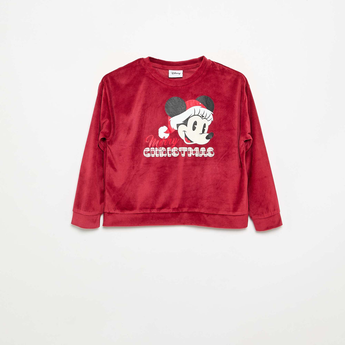 Disney 'Frozen' velvet pyjama set RED