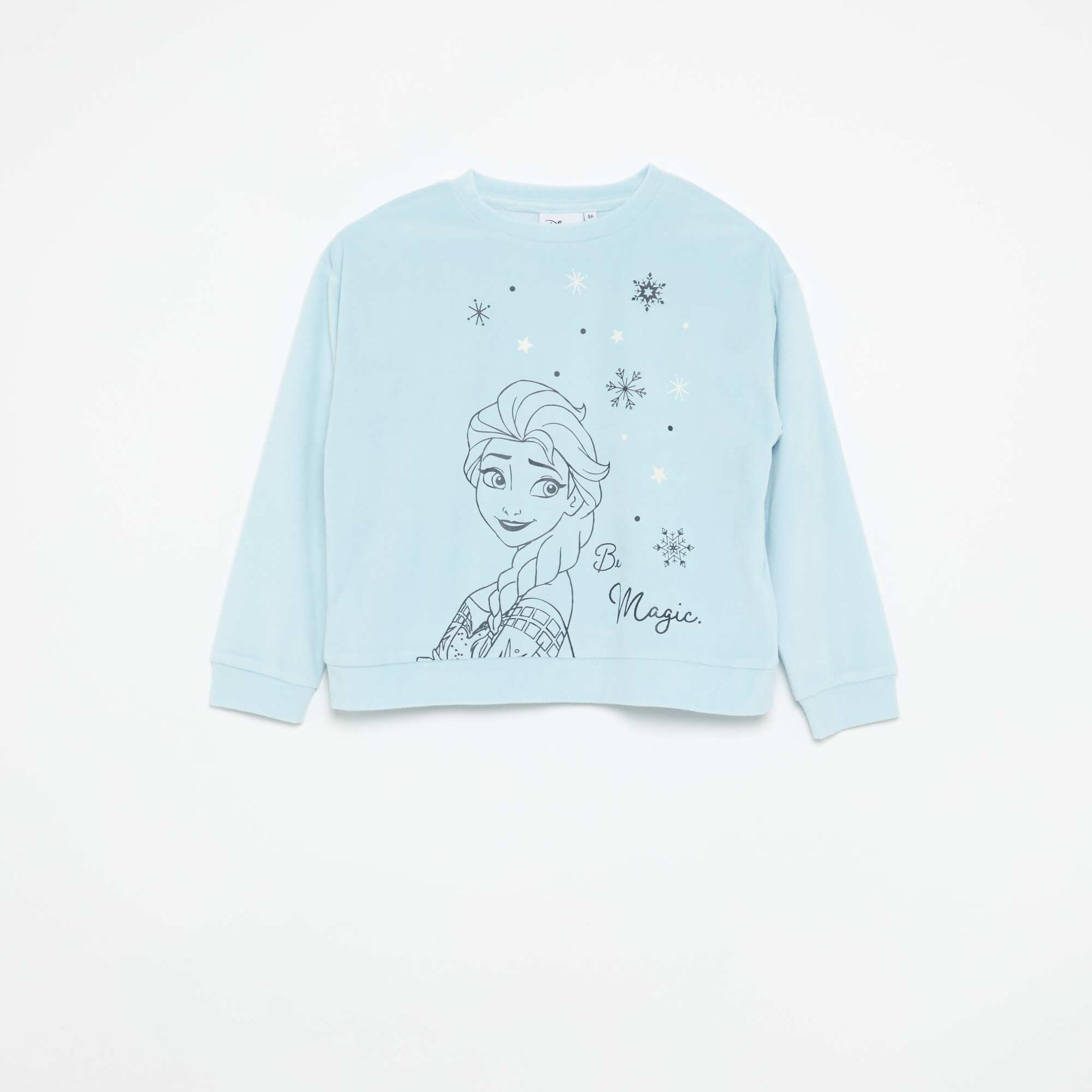 Disney \'Frozen\' Velvet Pajama Set BLUE