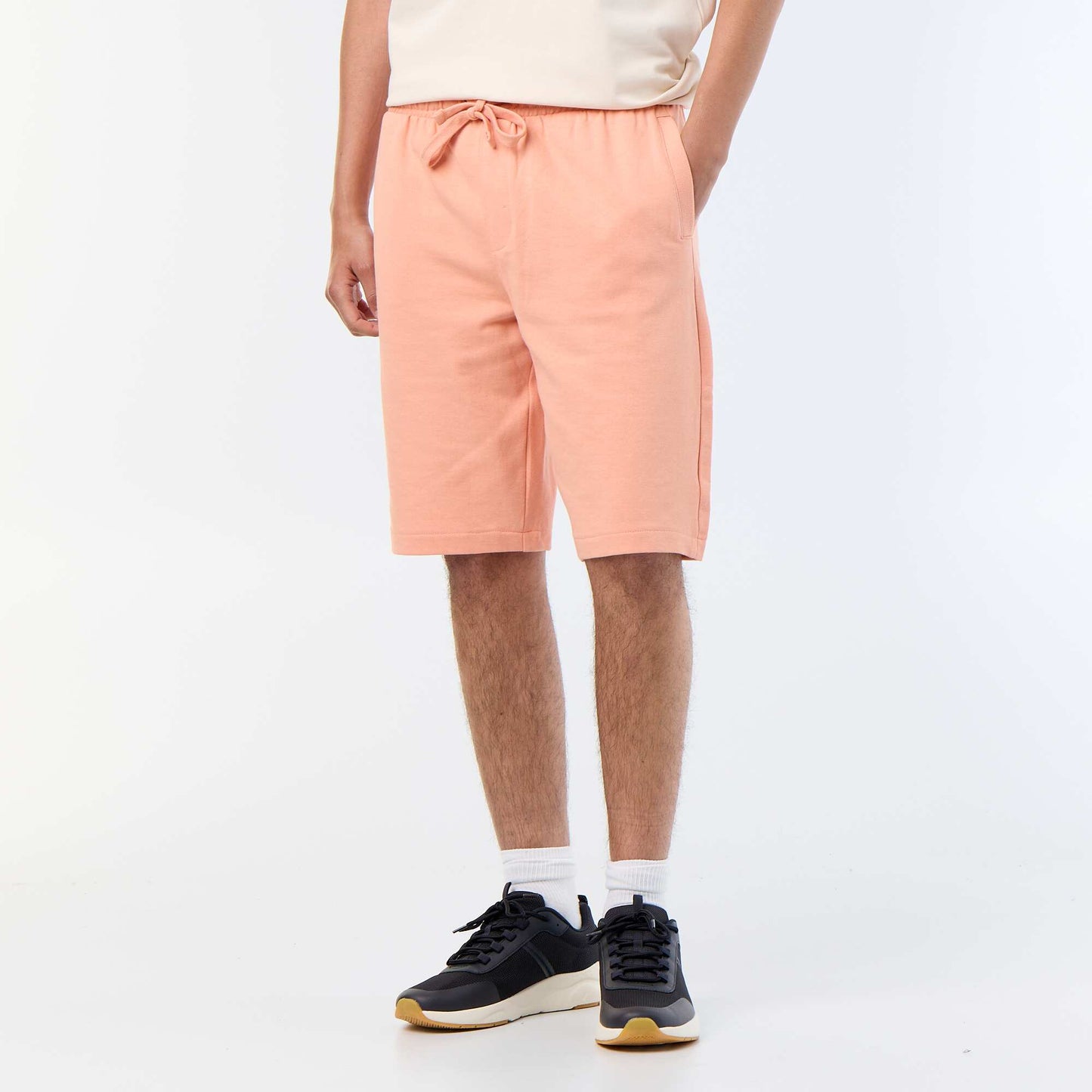French Terry Bermuda Shorts ORANGE