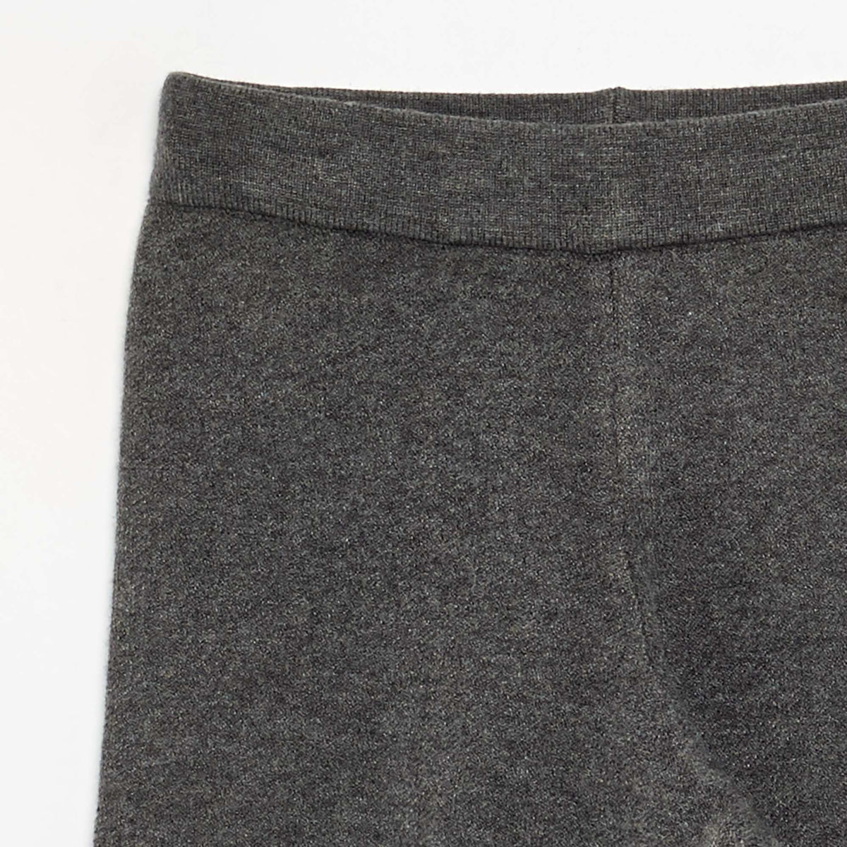 Wide compact knit trousers DARK GRAY / ANTHRACITE