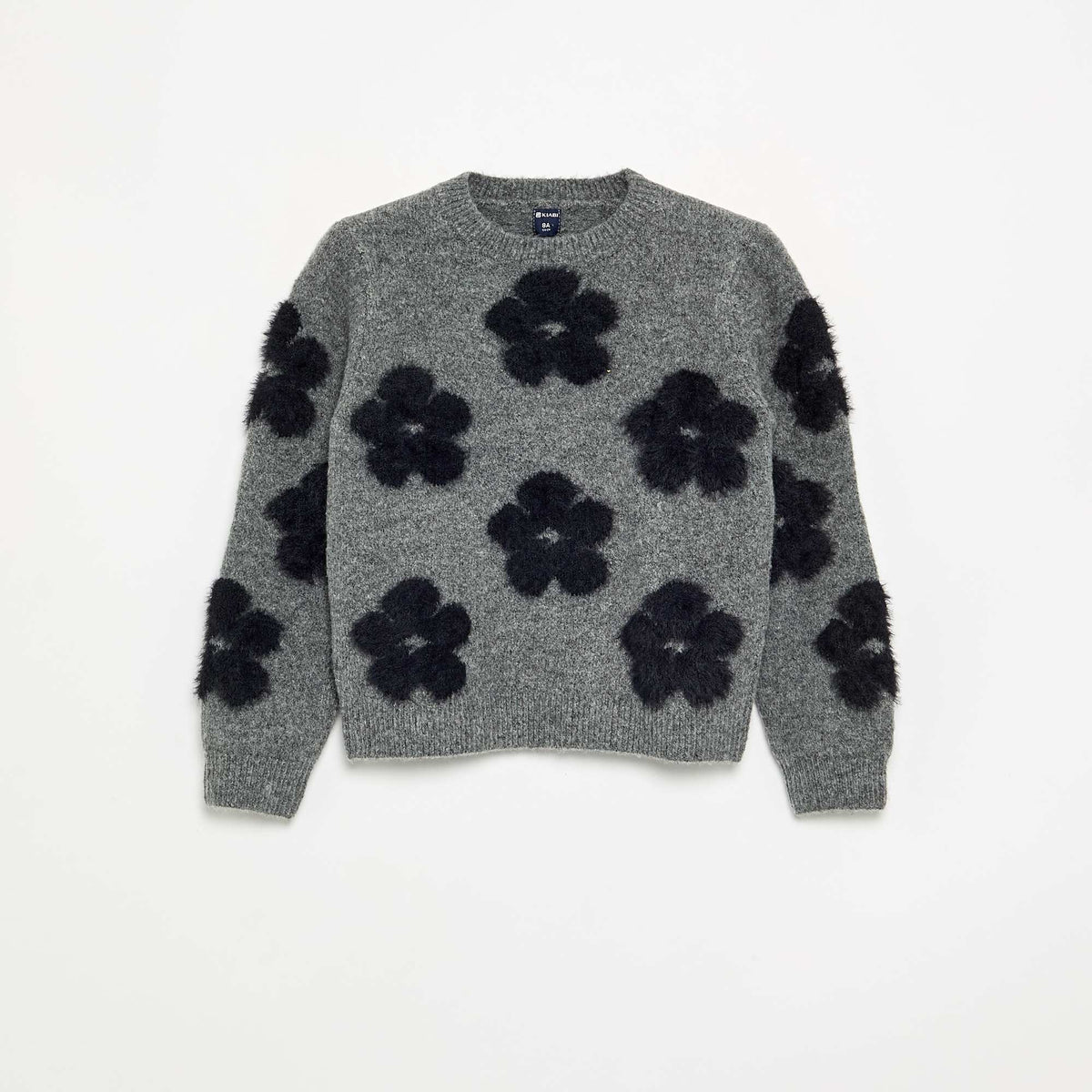 All-over animated sweater GREY