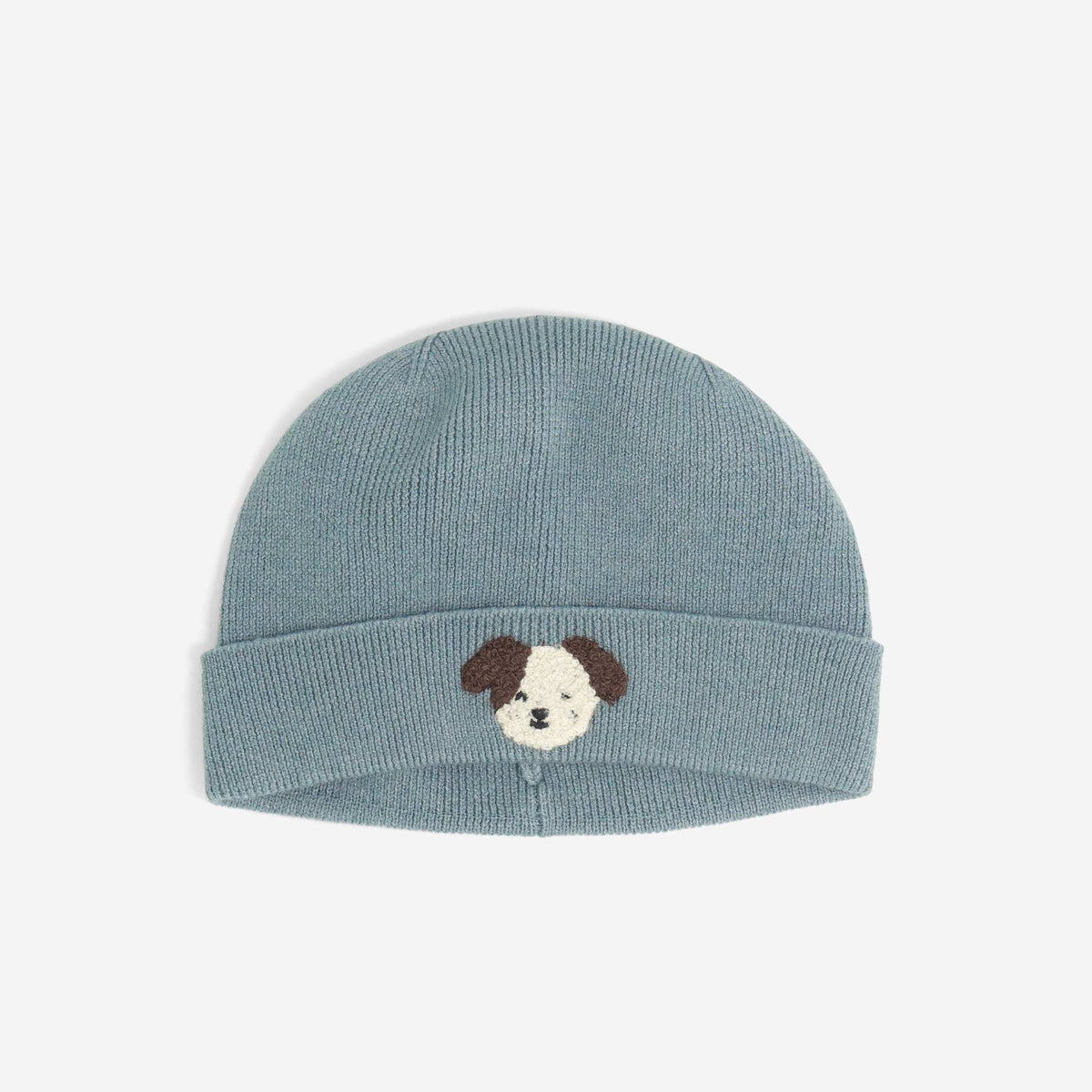 Beanie with 'animal' embroidery BLUE