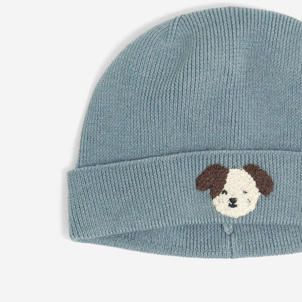 Beanie with 'animal' embroidery BLUE