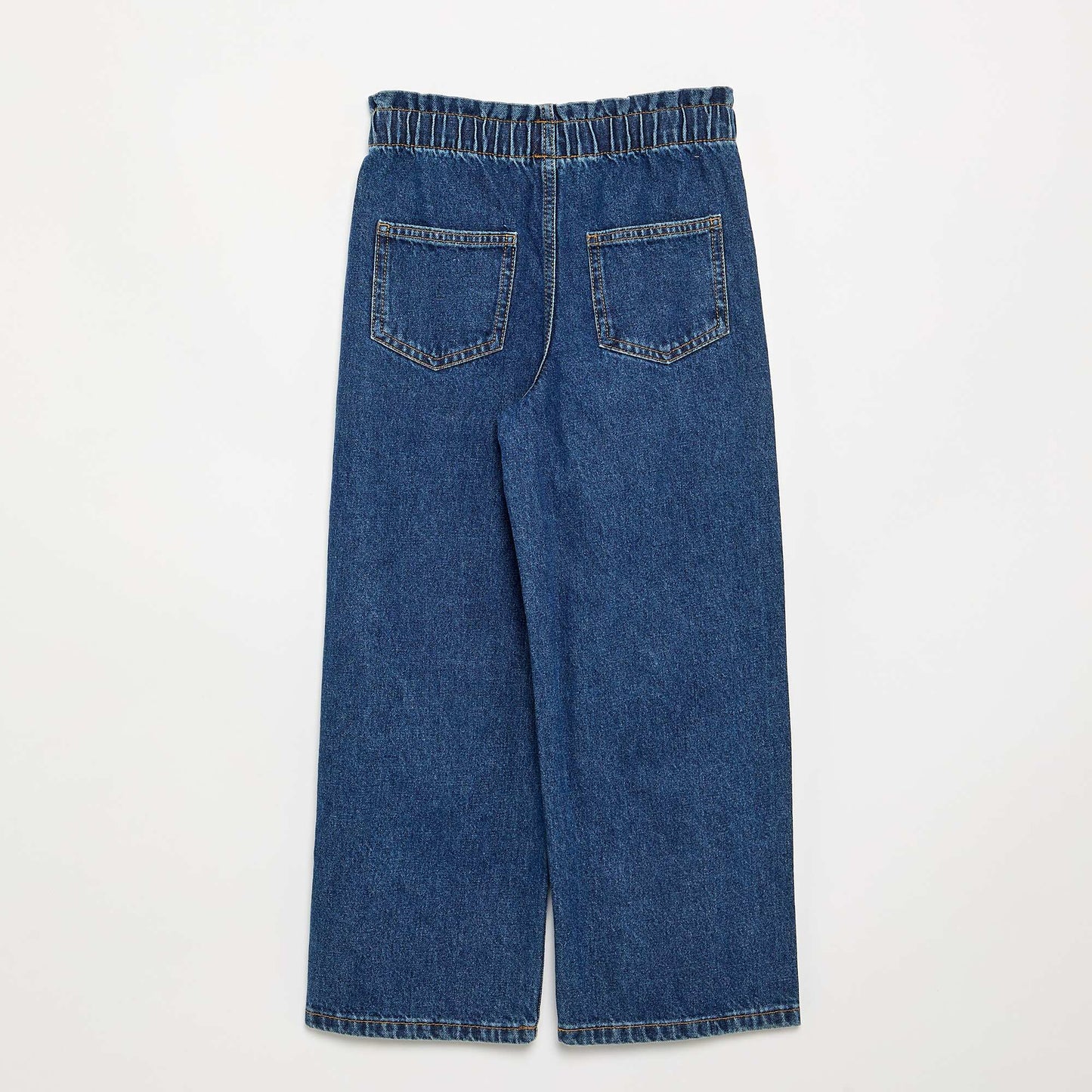 Wide-leg denim pants BLUE