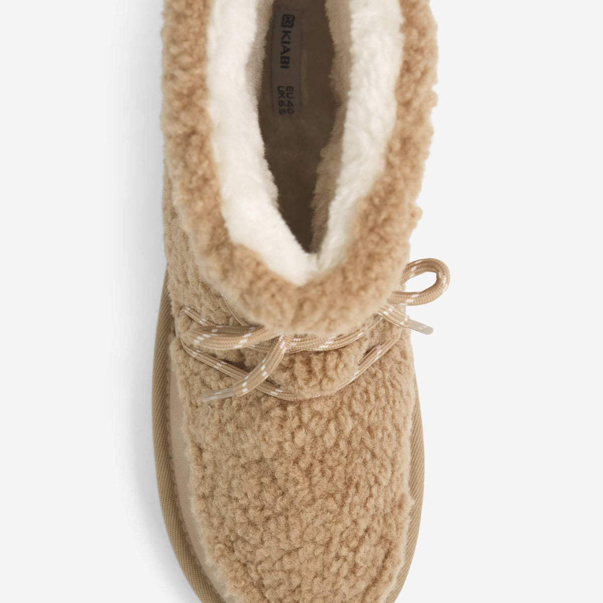 Faux Fur Lined Boots BROWN