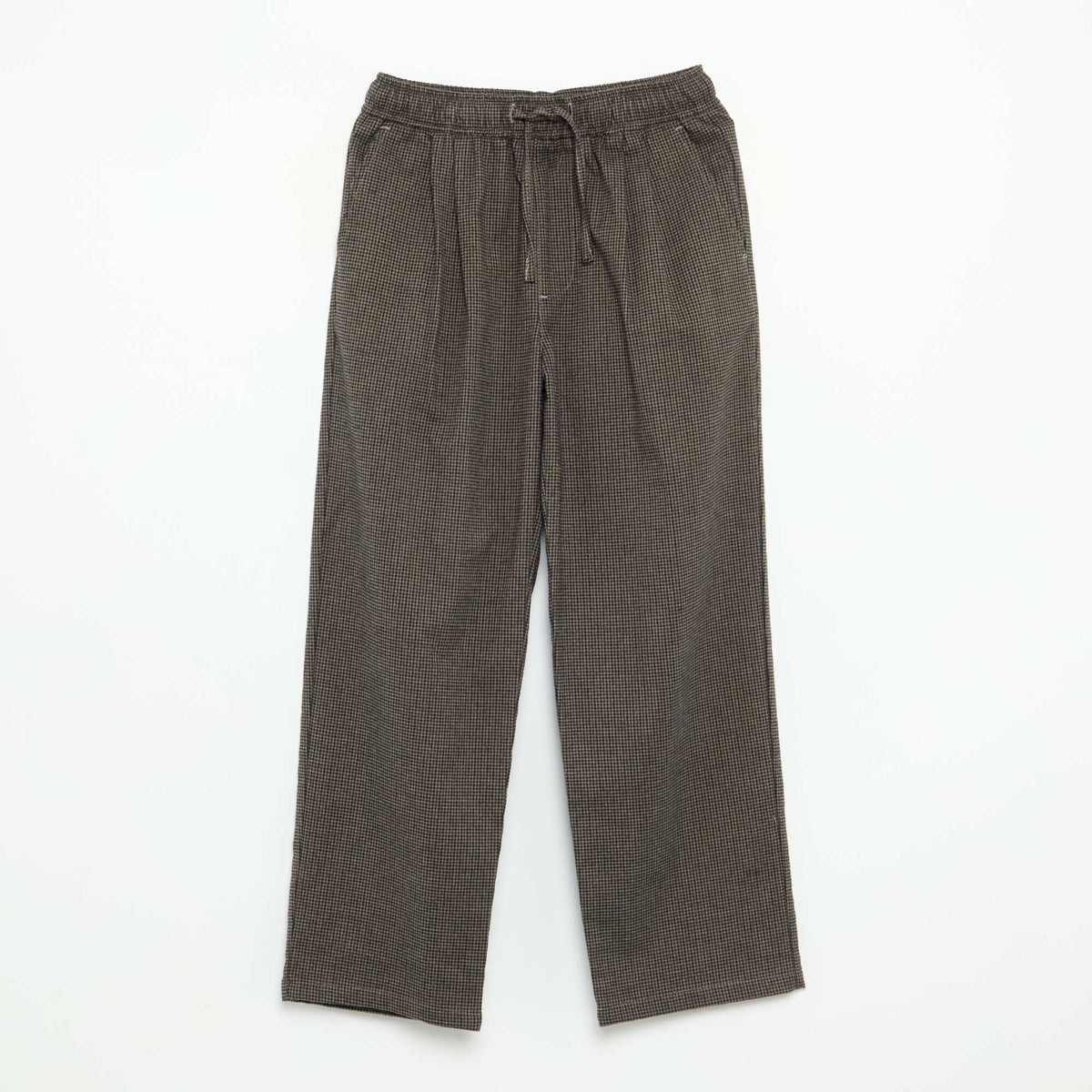 Plaid Flannel Pants GREY