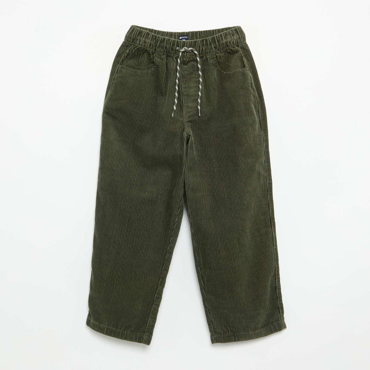 Corduroy trousers KHAKI