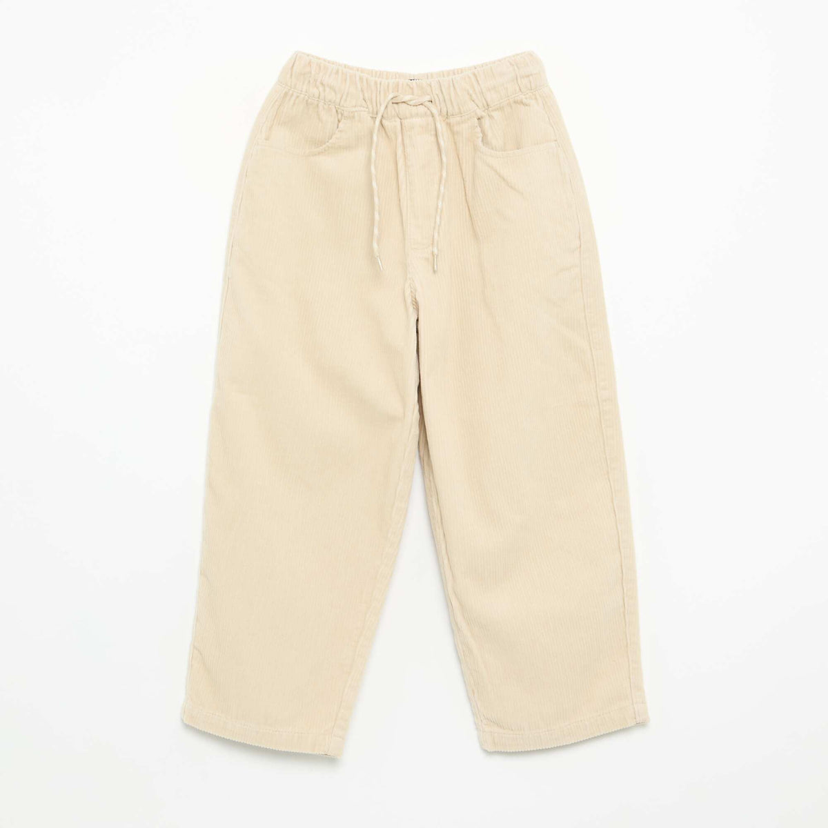 Corduroy trousers BEIGE