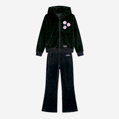 'K-Pop Demon Hunters' 2-Piece Tracksuit Set BLACK