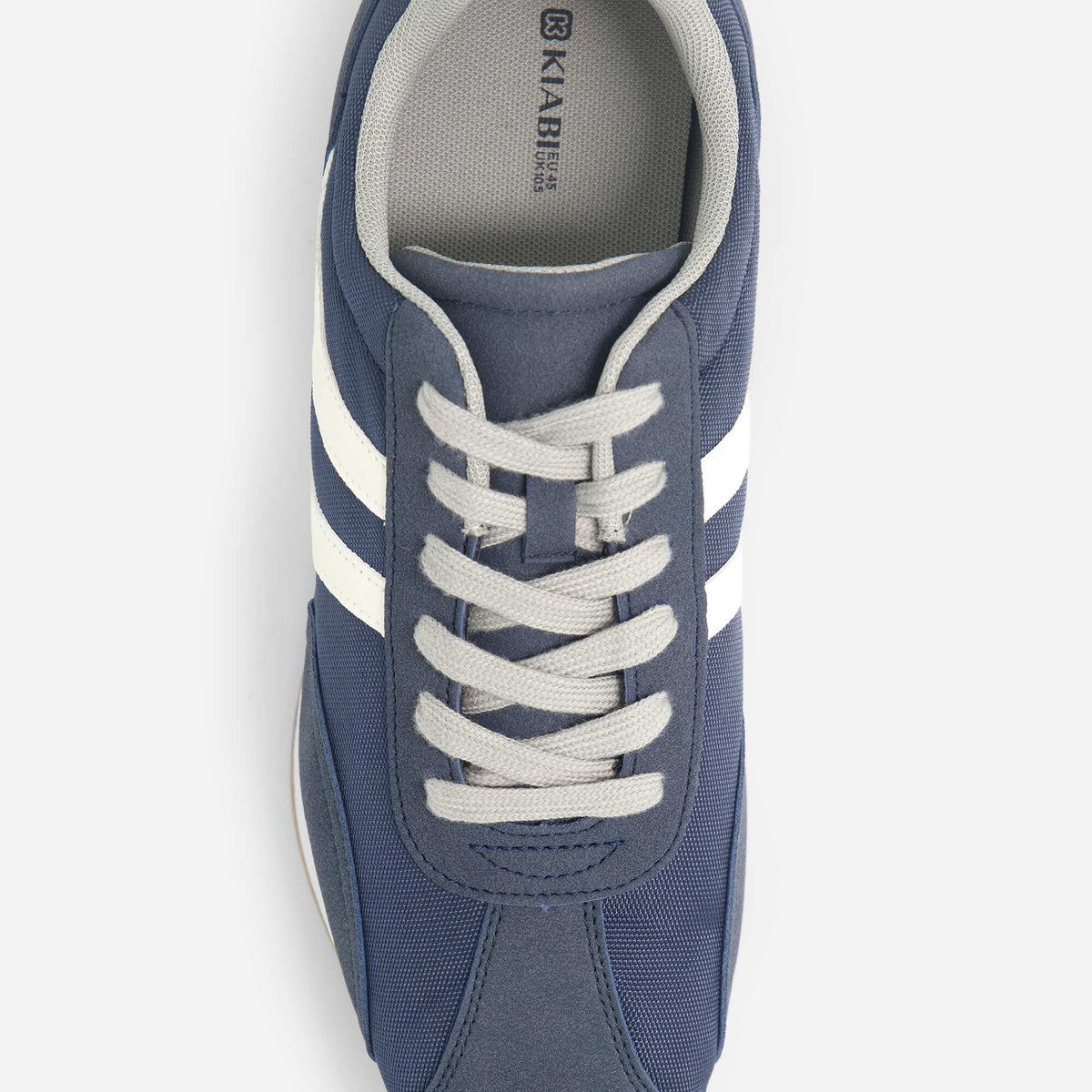 Two-Tone Lace-Up Sneakers BLUE