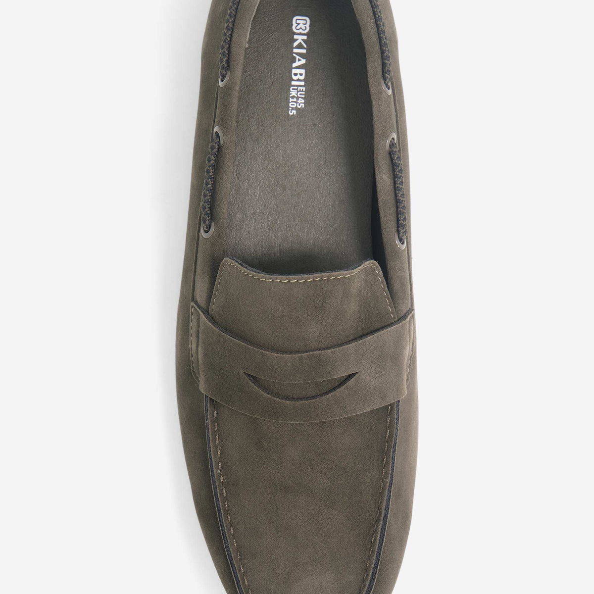 Faux Suede Boat Shoes BROWN