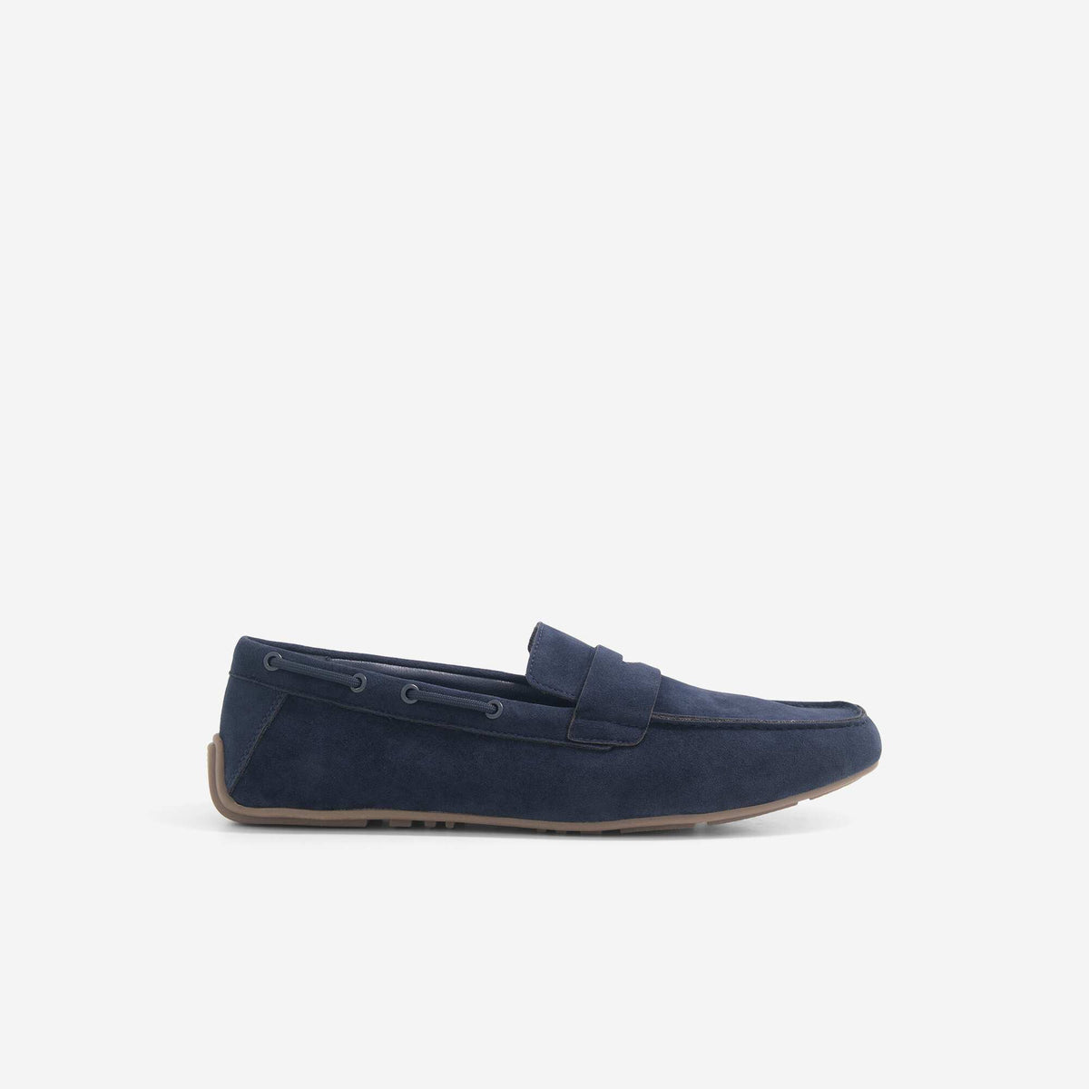 Faux Suede Boat Shoes BLUE