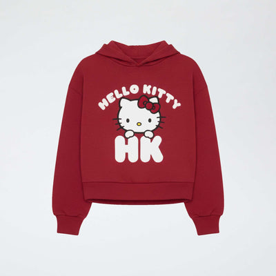 'Hello Kitty' Hoodie RED