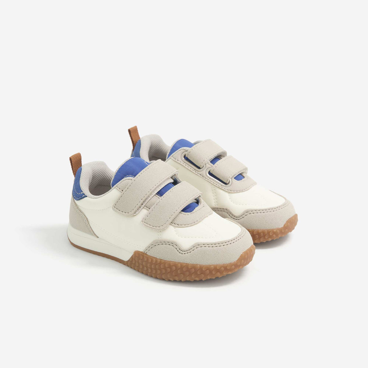 Velcro Fastening Sneakers BEIGE