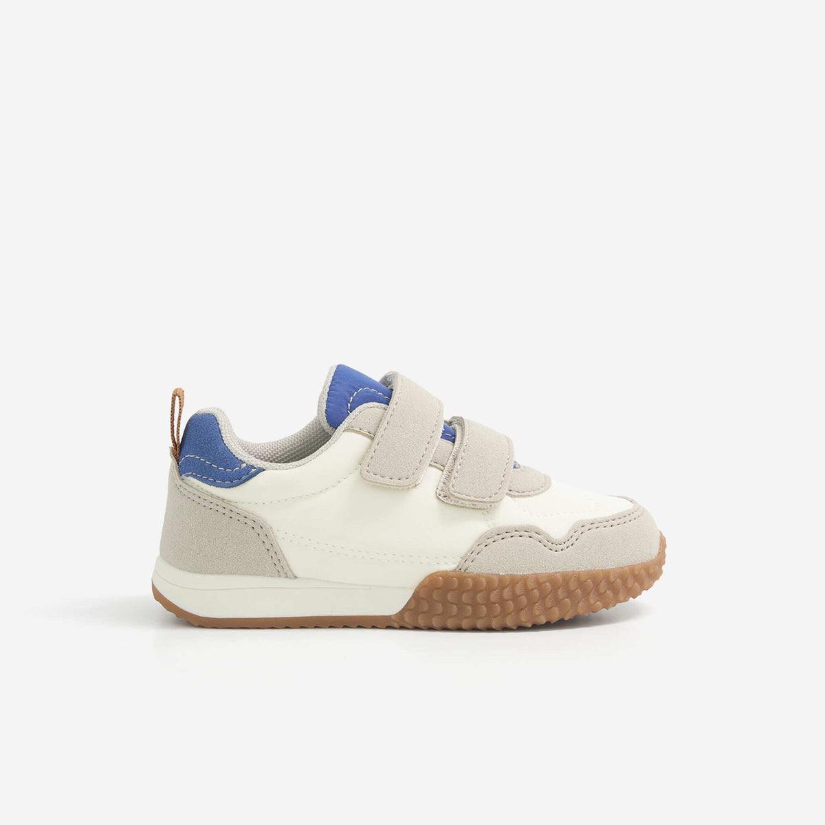 Velcro Fastening Sneakers BEIGE