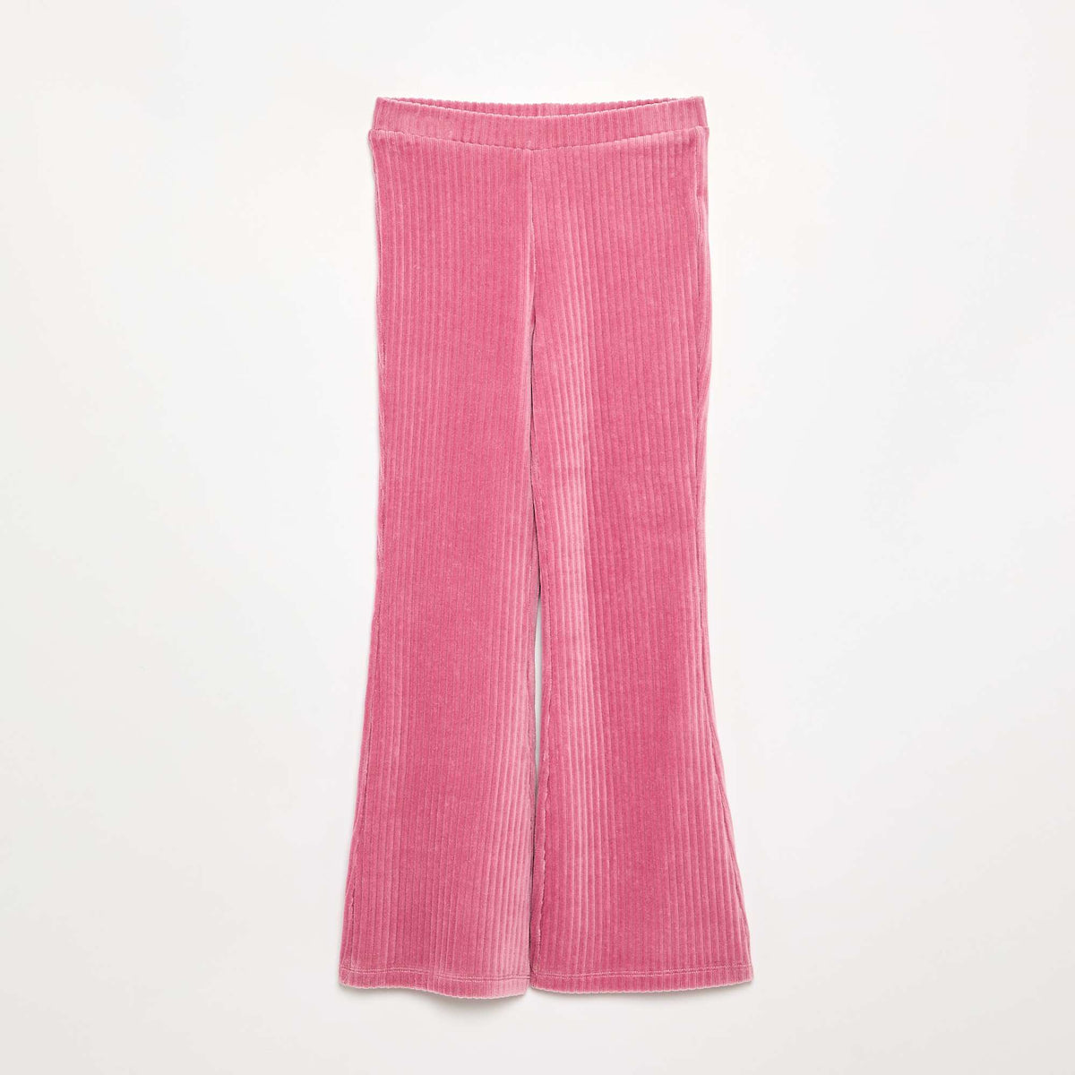 Solid Corduroy Trousers PINK