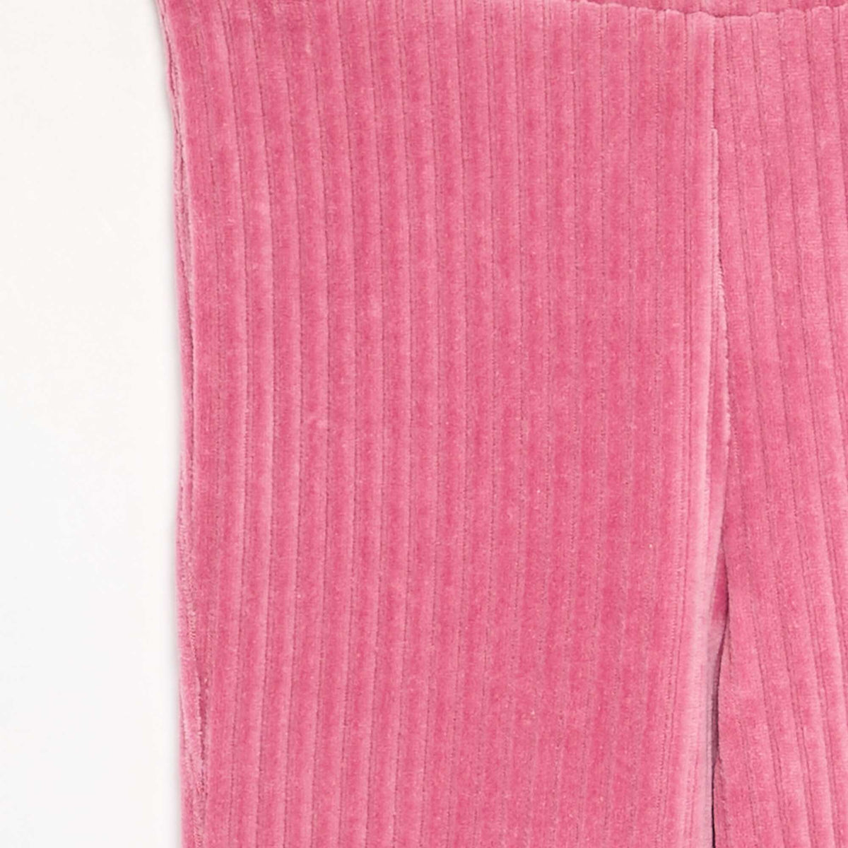 Solid Corduroy Trousers PINK