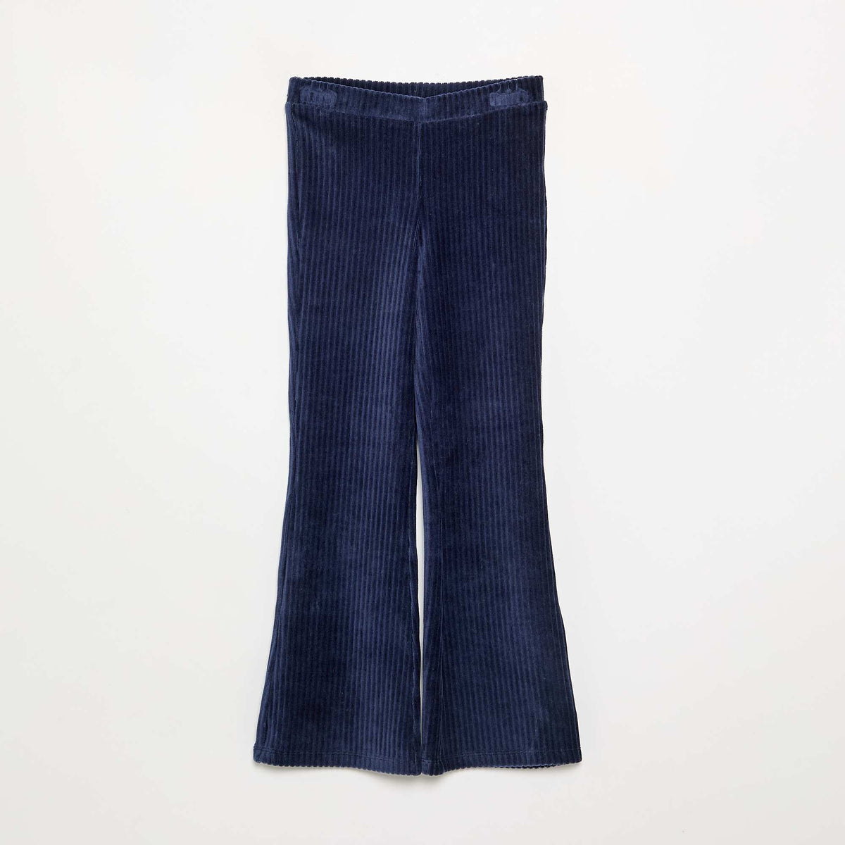 Solid Corduroy Trousers BLUE