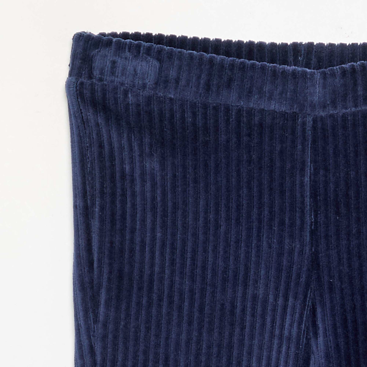 Solid Corduroy Trousers BLUE