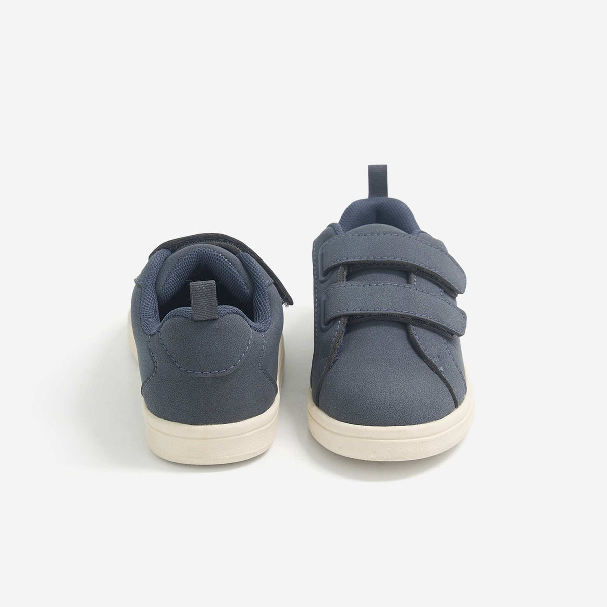 Low-top Sneakers with Hook-and-Loop Straps BLUE