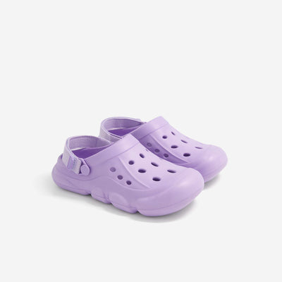 Closed beach mules PURPLE