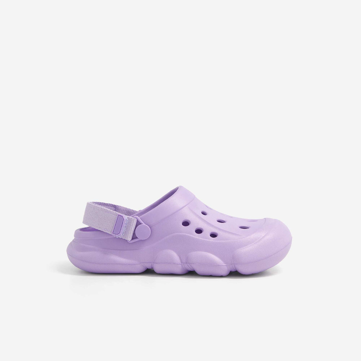 Closed beach mules PURPLE