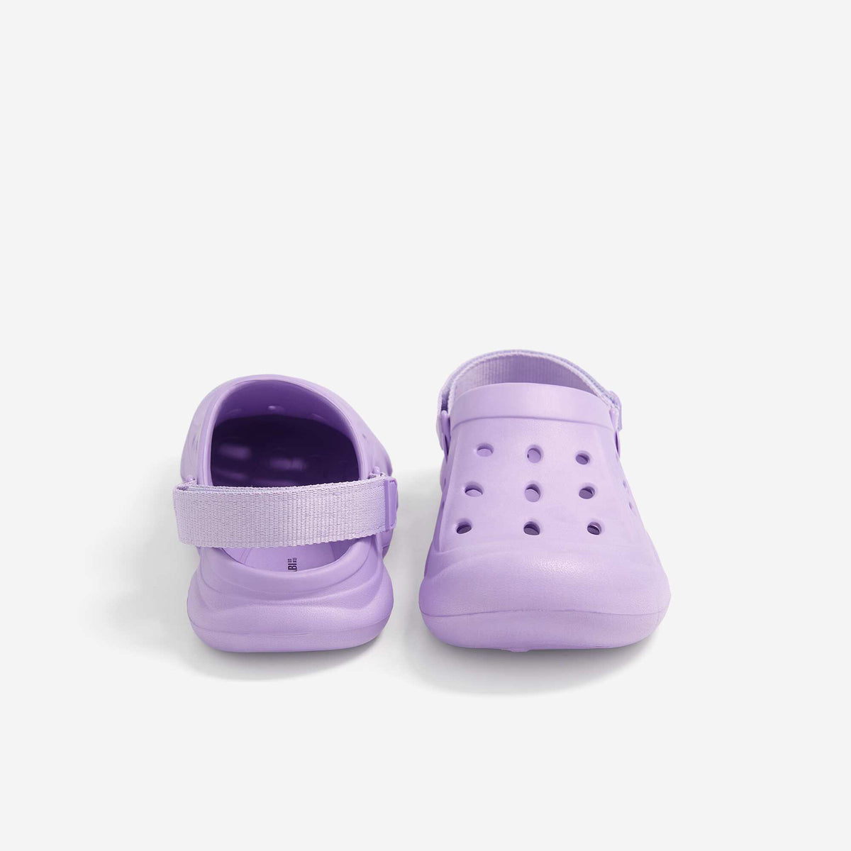 Closed beach mules PURPLE