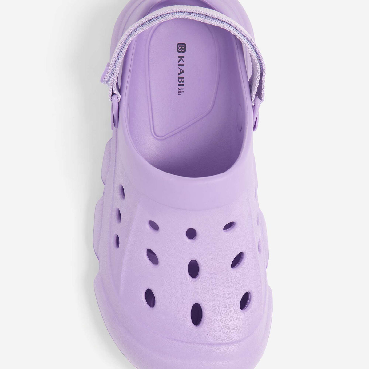 Closed beach mules PURPLE