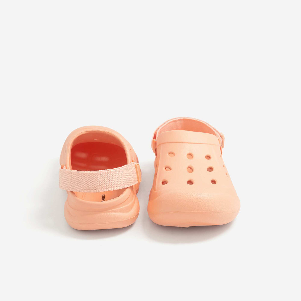 Closed beach mules ORANGE