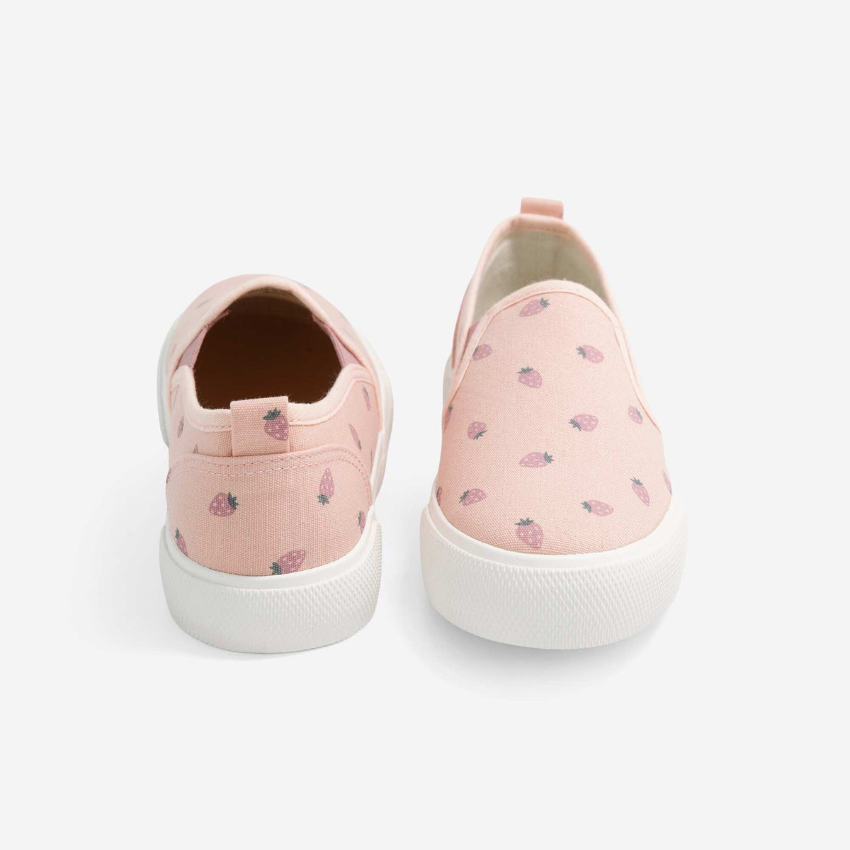 Patterned Slip-On Sneakers PINK