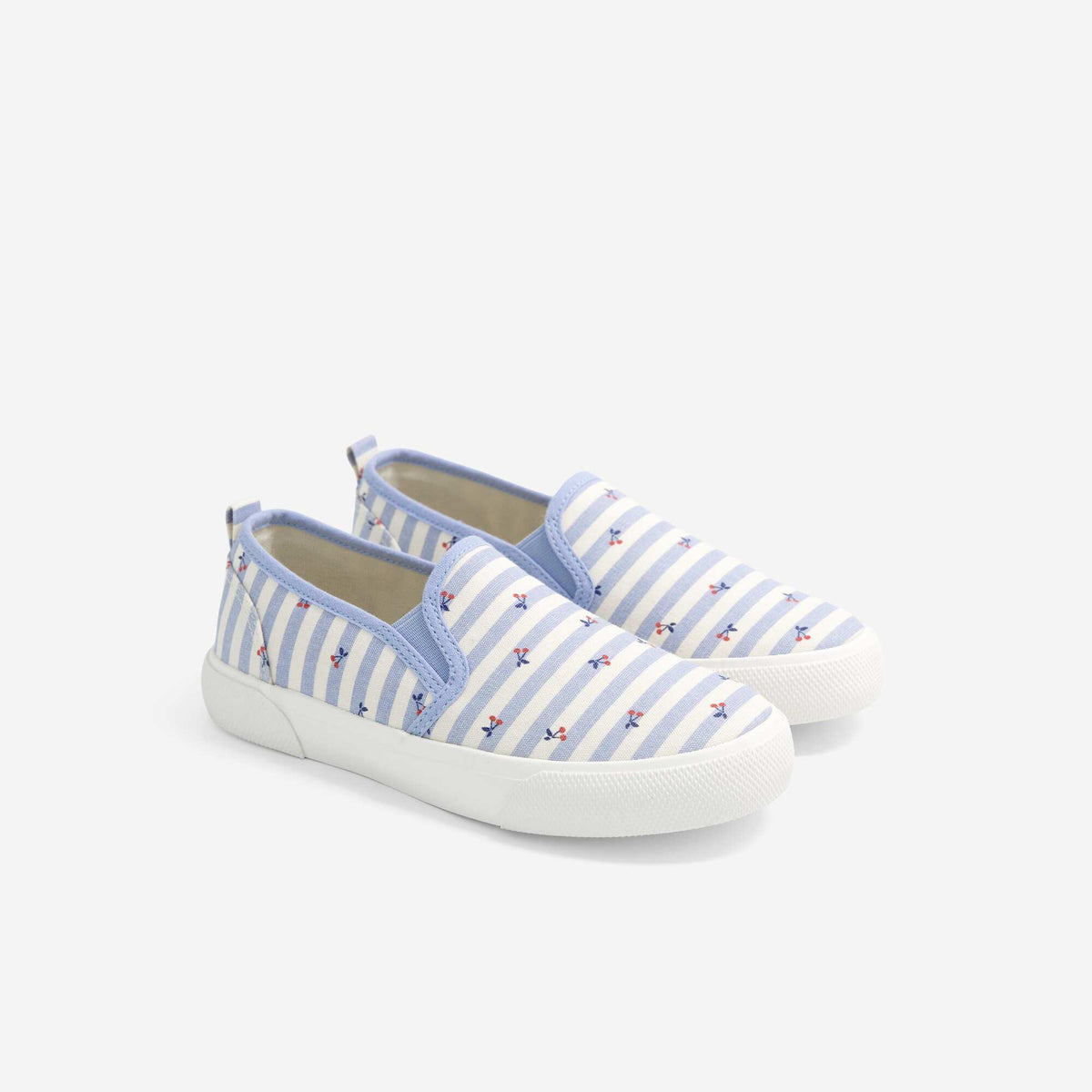 Patterned Slip-On Sneakers BLUE