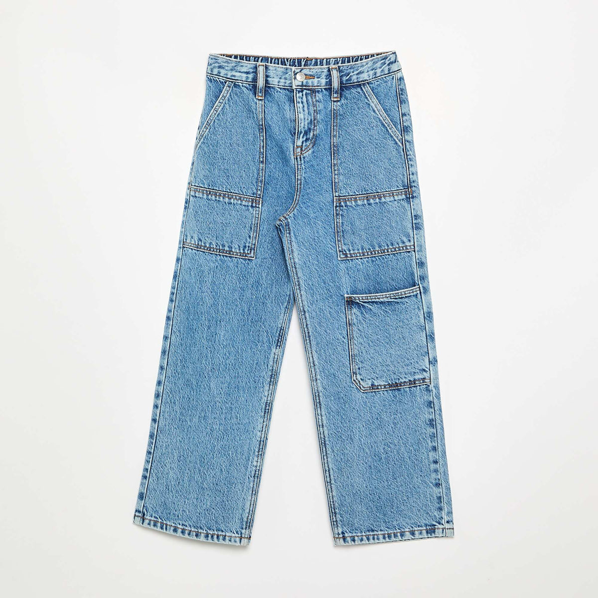 Baggy denim pants BLUE