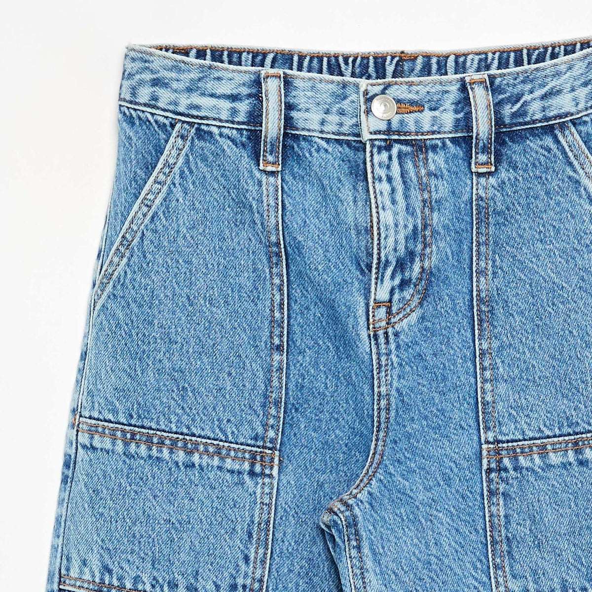 Baggy denim pants BLUE