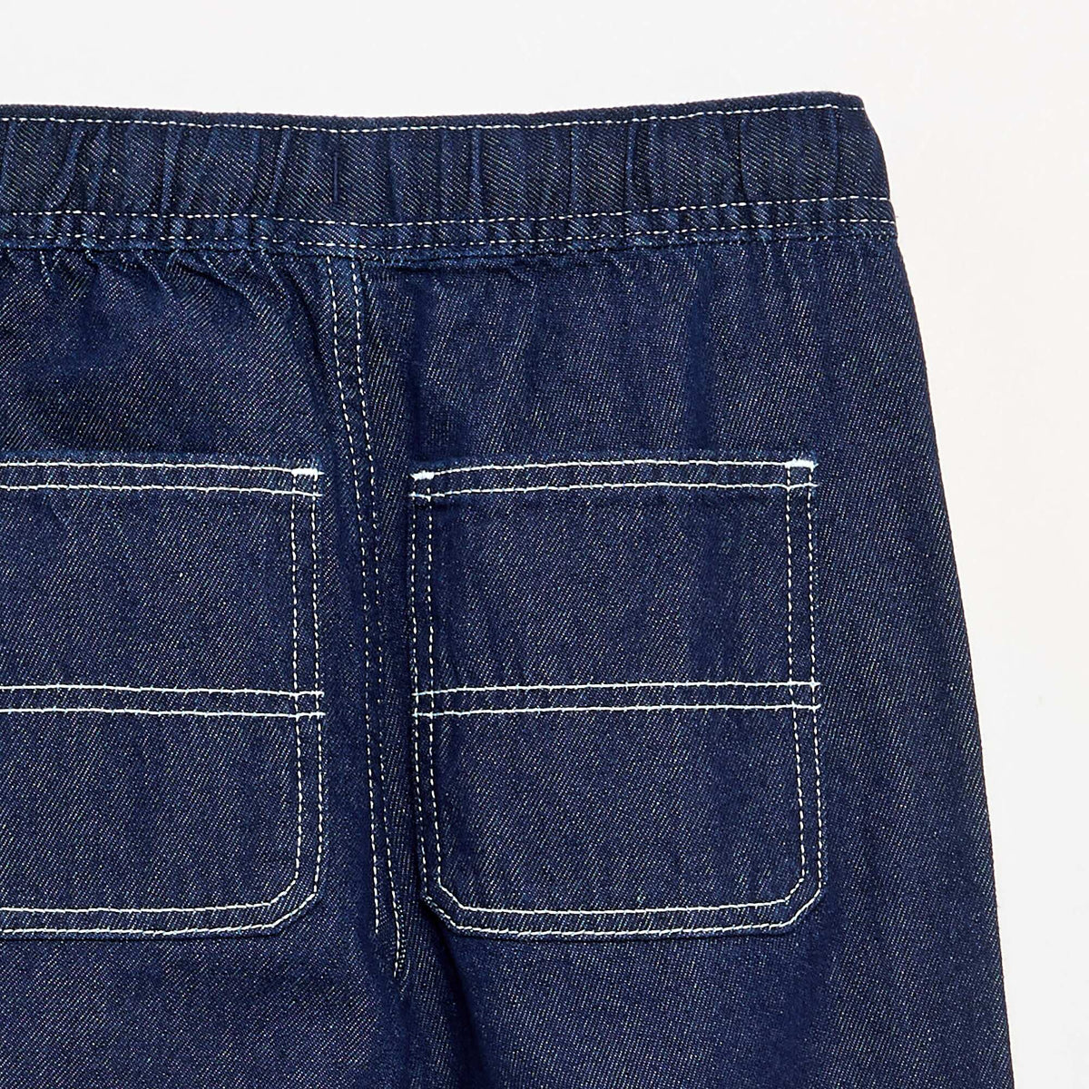 Wide-leg denim pants BLUE