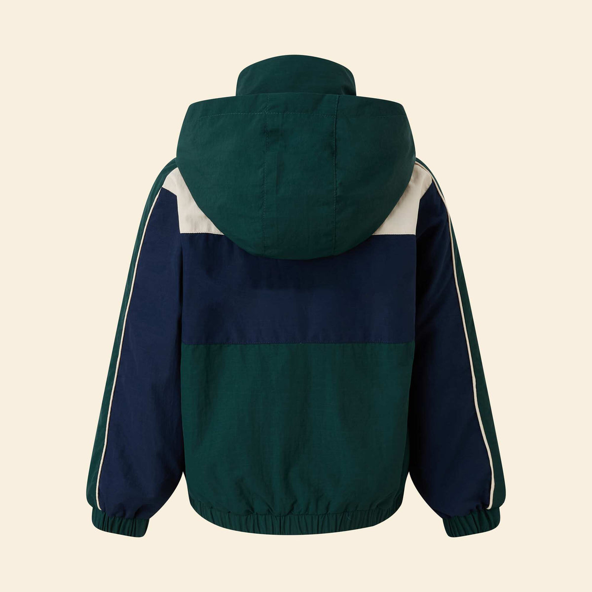 Hooded sports jacket - ekstract GREEN