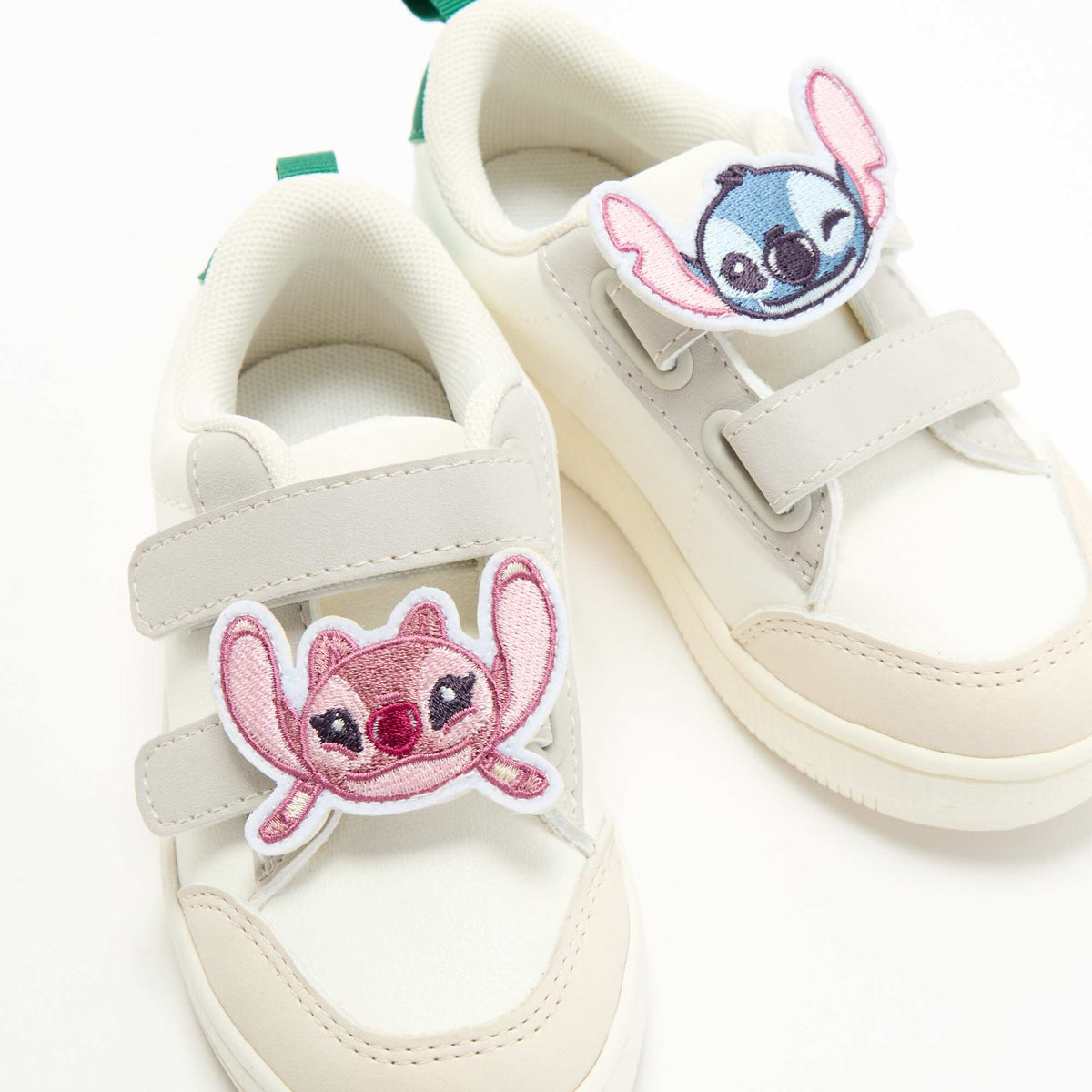 Set of 2 'Disney' Slip-On Patches for Hook-and-Loop Sneakers BLUE