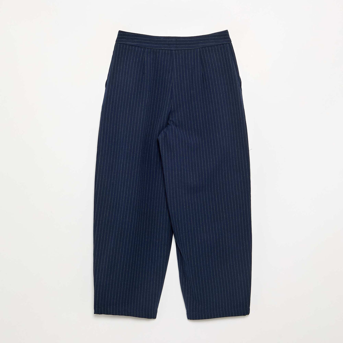 Wide flannel trousers BLUE