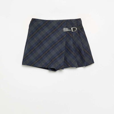 Plaid Skort BLUE
