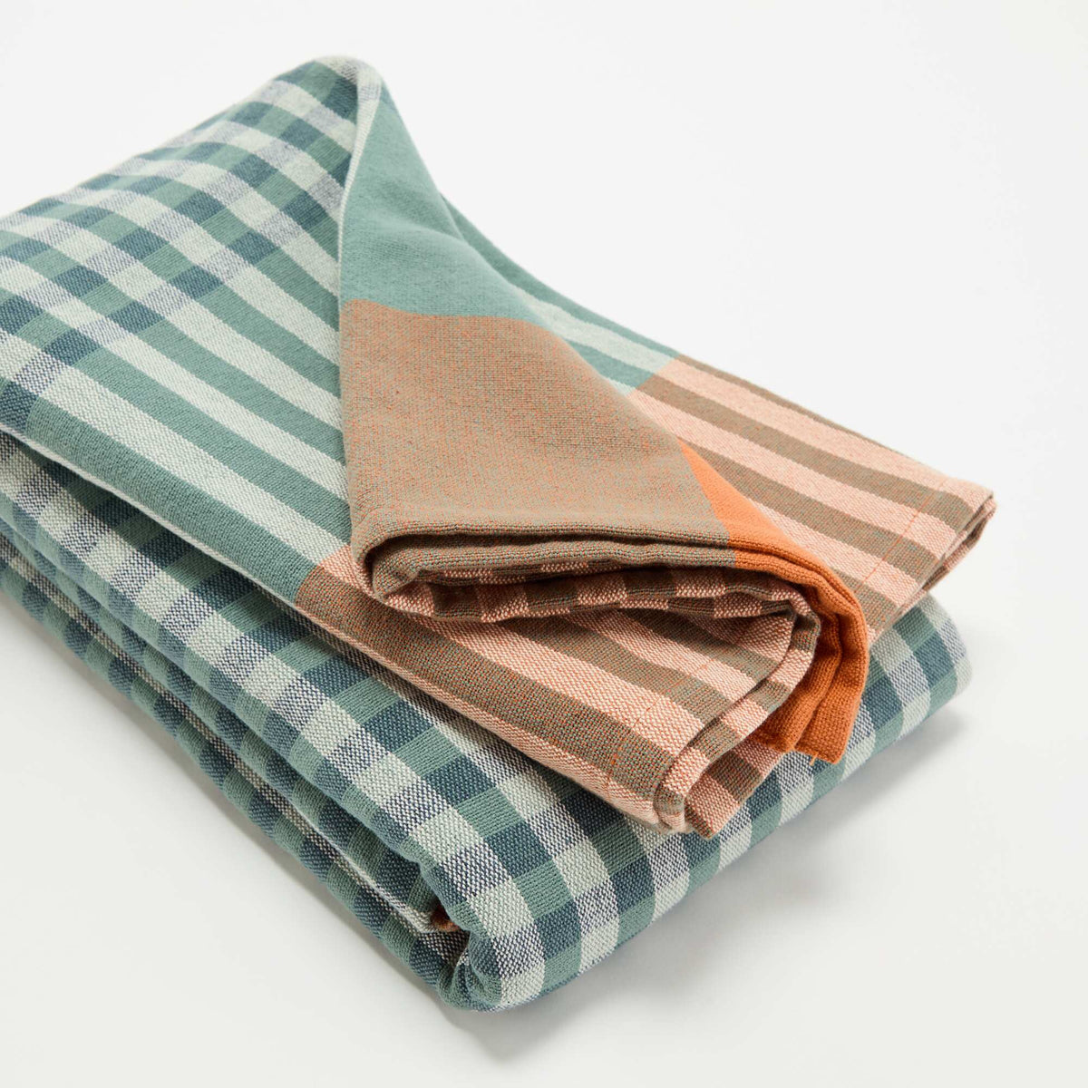 Checked Tablecloth - KIABI Home GREEN