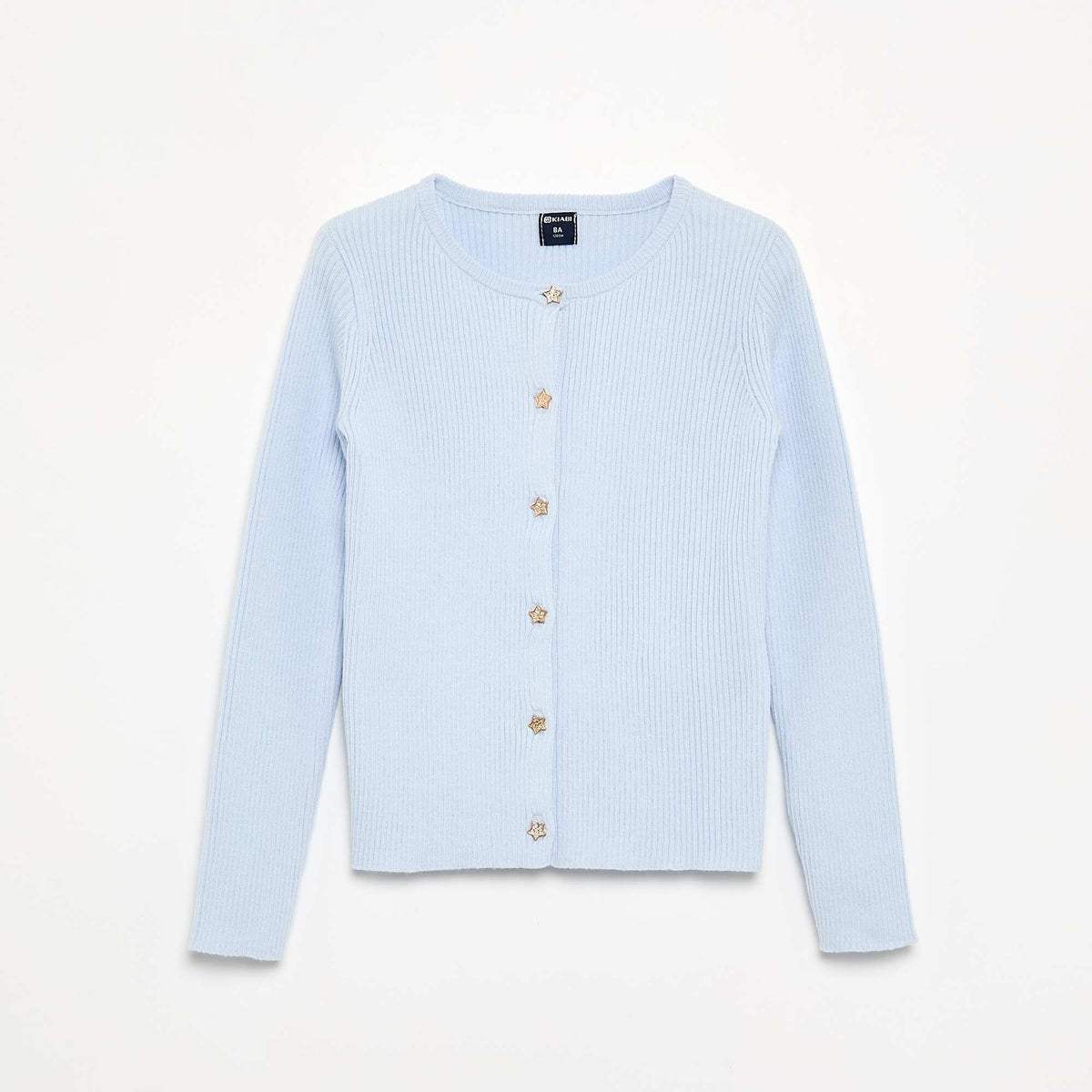 Cardigan with star-shaped buttons BLUE
