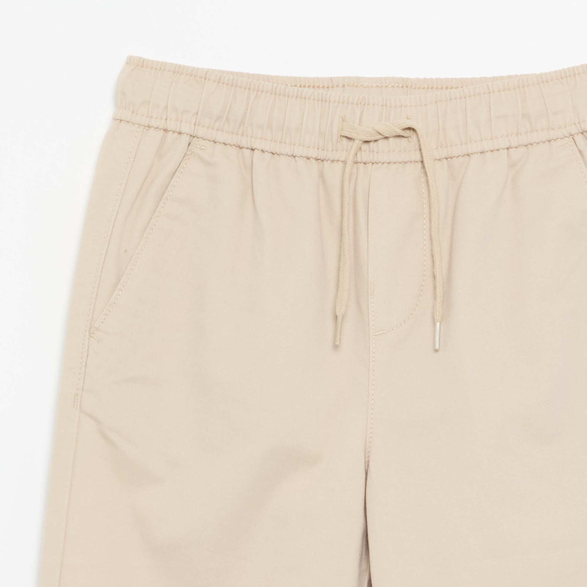 Lightweight Solid Trousers BEIGE
