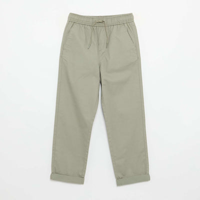 Lightweight Solid Trousers GREEN