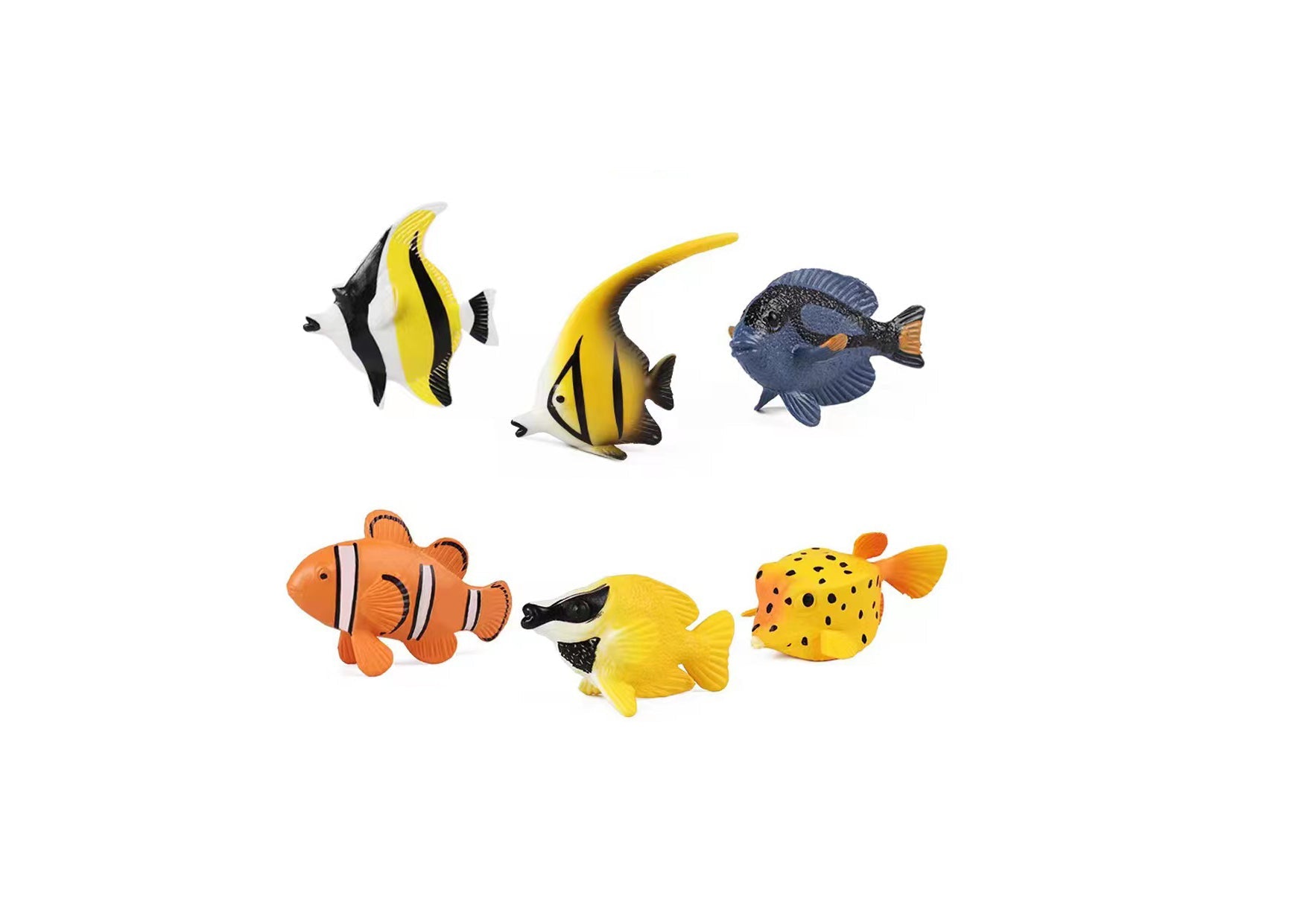 Galaxy 6 Tropical Fish Toy Set